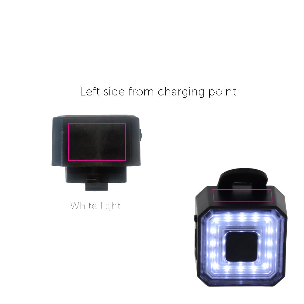 White light left side