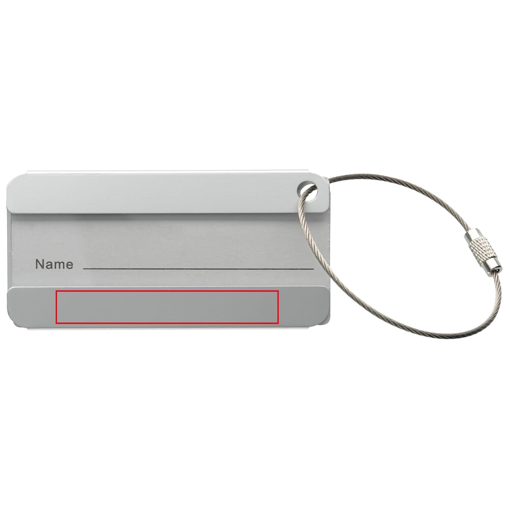 Face avant avec étiquette en-dessous